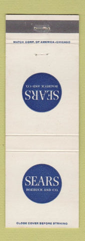 Matchbook Cover - Sears Roebuck Stores