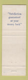Matchbook Cover - Sears Roebuck Stores