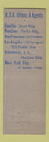 Matchbook Cover - American Mail Line Shipping