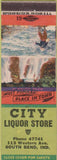 Matchbook Cover - City Liquor Store South Bend IN