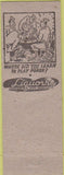 Matchbook Cover - City Liquor Store South Bend IN