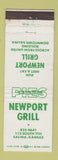 Matchbook Cover - Newport Grill Salina KS WORN
