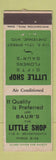 Matchbook Cover - Little Shop Gifts Flowers Cheyenne WY