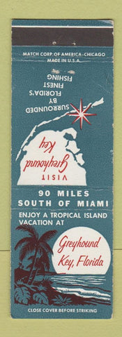Matchbook Cover - Greyhound Key FL Post Houses