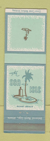 Matchbook Cover - Sea Isle Miami Beach FL
