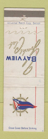 Matchbook Cover - Bayview Yacht Club Detroit? MI WEAR