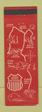 Matchbook Cover - Union Pacific Railroad Utah Parks Cedar City UT