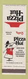 Matchbook Cover - Pizza Hut Pizza Hamilton Rotorua Whangarei New Zealand