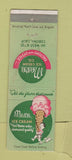 Matchbook Cover - Marva Ice Cream Corona CA POOR