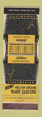 Matchbook Cover - Sunbead Shaver Electric WEAR