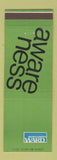 Matchbook Cover - Montgomery Ward Stores Awareness