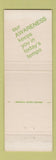 Matchbook Cover - Montgomery Ward Stores Awareness