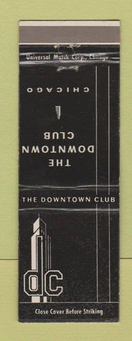 Matchbook Cover - Downtown Club Chicago IL