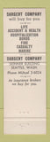 Matchbook Cover - Sargent Insurance Brokers Seattle WA