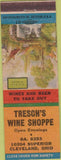 Matchbook Cover - Tresch's Wine Shoppe Cleveland OH