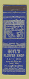Matchbook Cover - Hoyl's Flower Shop San Antonio TX