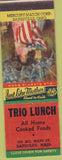 Matchbook Cover - Trio Lunch Randolph MA