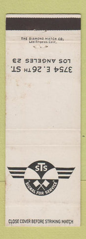 Matchbook Cover - Signal for Service Los Angeles CA