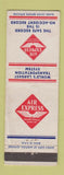 Matchbook Cover - Air Express Transportation Edgar Keller Chicago IL WEAR