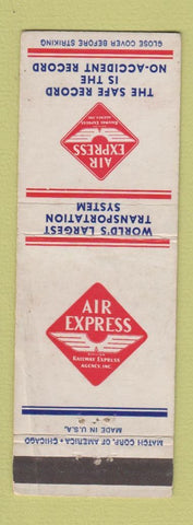 Matchbook Cover - Air Express Transportation Edgar Keller Chicago IL WEAR