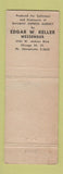 Matchbook Cover - Air Express Transportation Edgar Keller Chicago IL WEAR