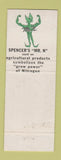 Matchbook Cover - Spencer Chemical Kansas City MO