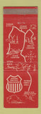 Matchbook Cover - Union Pacific Railroad Utah Parks Cedar City UT