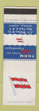 Matchbook Cover - Torm Lines Copenhagen JF Whitney New York City