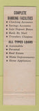 Matchbook Cover - Annapolis Banking and Trust Company MD