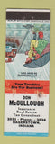 Matchbook Cover - Don McCullough Insurance Real Estate Hagerstown IN WEAR