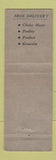 Matchbook Cover - Renshaw's Grocery WEAR