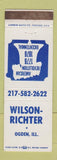 Matchbook Cover - Wilson Richter Ogden IL 1976 Bicentennial WEAR
