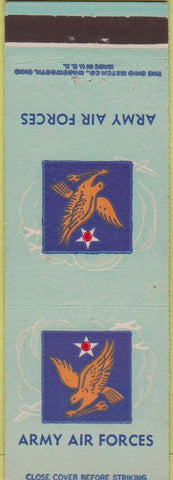 Matchbook Cover - Army Air Forces