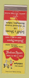 Matchbook Cover - Madison Square Men's Shoes Bloomington IN Shiff's boxing WEAR