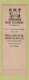 Matchbook Cover - Balbo Italian Restaurant