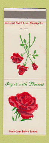 Matchbook Cover - Shotwell Floral Flowers Fargo ND