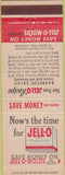 Matchbook Cover - Jello Molds offer BBQ Salad