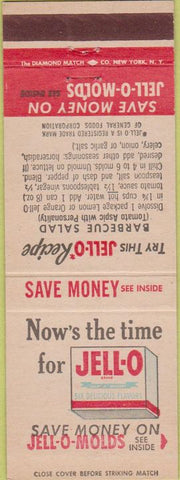 Matchbook Cover - Jello Molds offer BBQ Salad