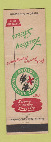 Matchbook Cover - Factory Stores Safety Cleveland OH
