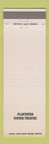 Matchbook Cover - Plantation Dinner Theatre Huntsville AL
