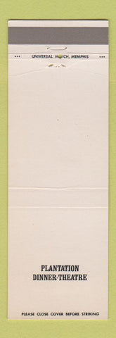 Matchbook Cover - Plantation Dinner Theatre Huntsville AL