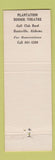 Matchbook Cover - Plantation Dinner Theatre Huntsville AL