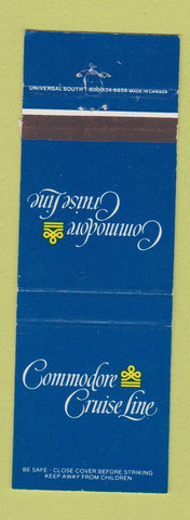 Matchbook Cover - Commodore Cruise Line