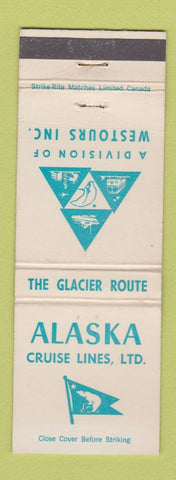 Matchbook Cover - Alaska Cruise Lines WEAR