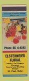 Matchbook Cover - Elstermeier Floral Shop Flowers St Paul NE