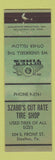 Matchbook Cover - Szabo's Cut Rate Tire Shop Steelton PA MERCHANTS WEAR