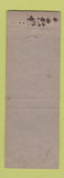 Matchbook Cover - Reed's Flowers Arlington VA