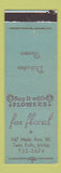 Matchbook Cover - Fox Floral Flowers Twin Falls ID