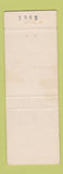 Matchbook Cover - Fox Floral Flowers Twin Falls ID