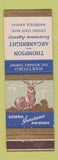 Matchbook Cover - Hartford Insurance Thompson Arganbright Waterville KS